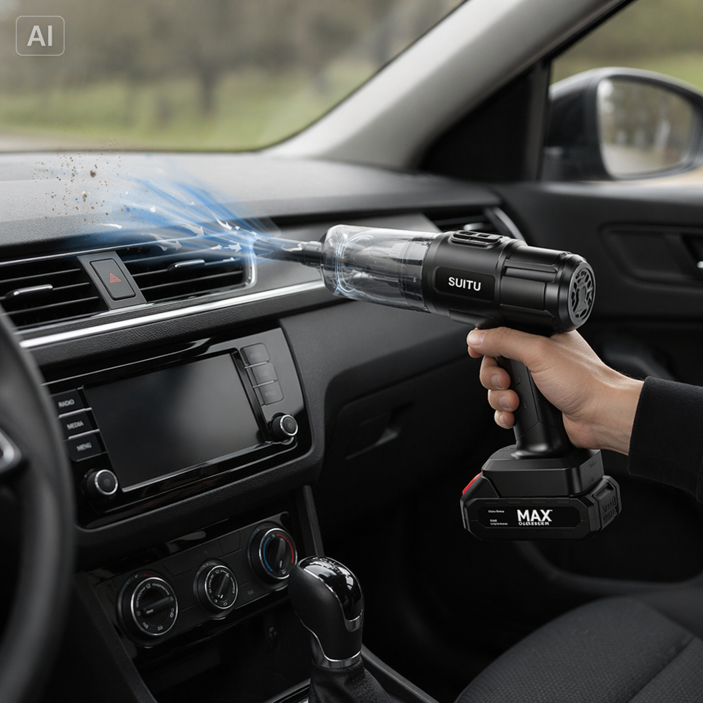 AeroClean PRO - Portable Wireless Car Vacuum